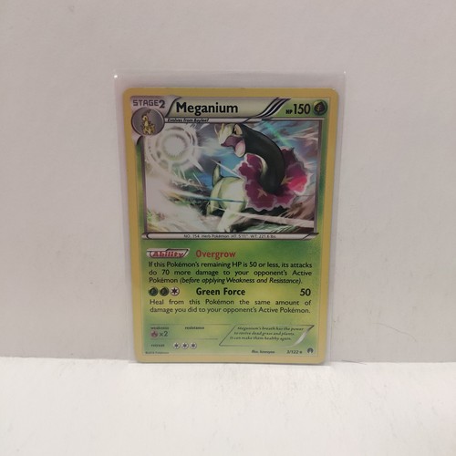 Meganium 3/122 Holo Rare HP Heavily Played