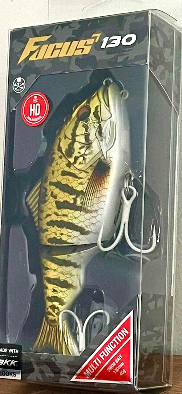 Bone Focus 130 Multi-Function Swimbait - SMALLMOUTH BASS - - Image 5