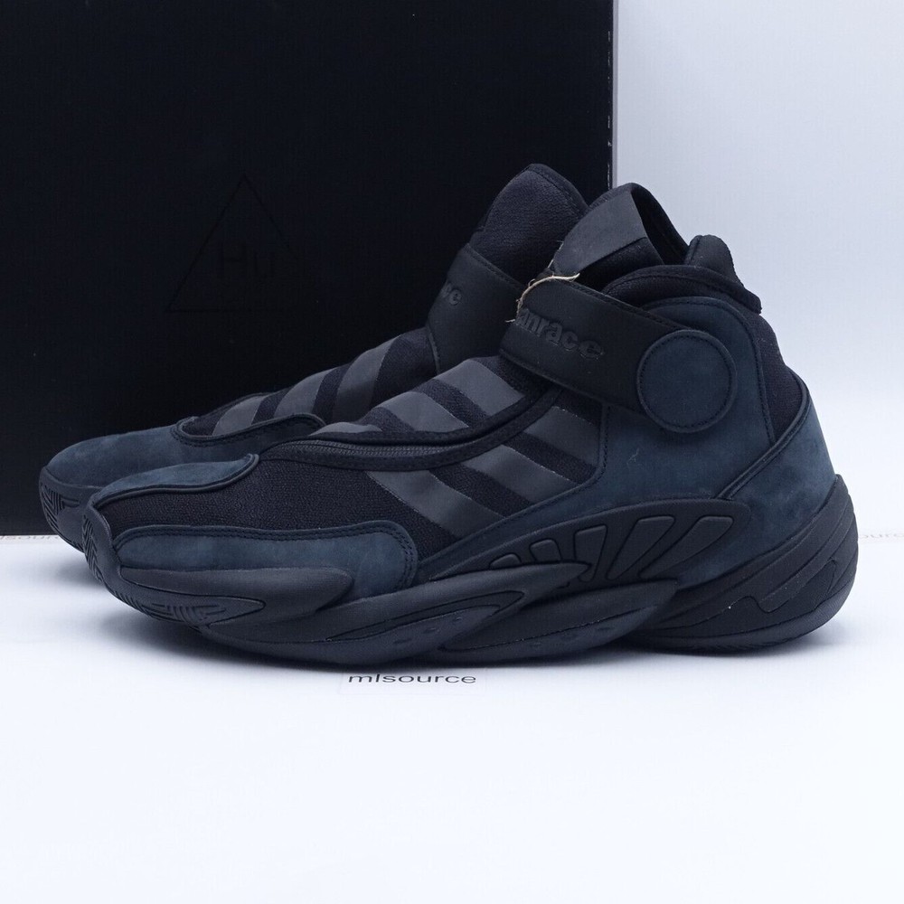 adidas x Pharrell Williams Mens 0 To 60 Human Race Basketball Shoes GX2486 Black