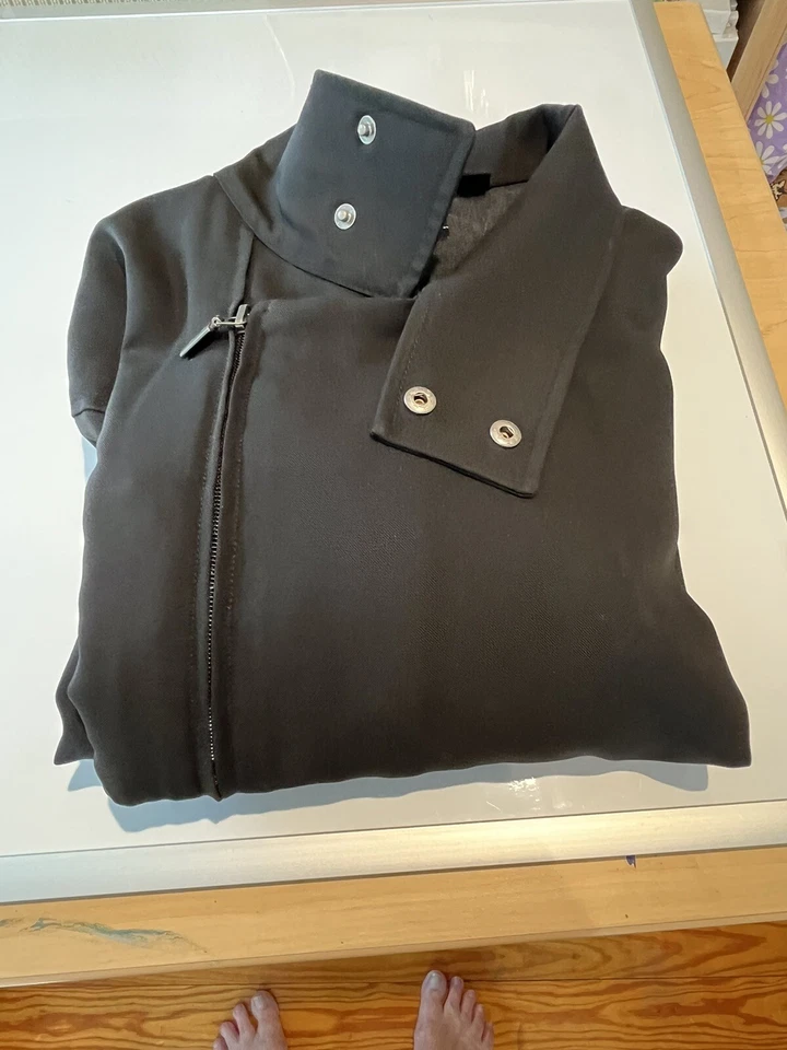 Abrigo Mani Para Hombre Talla 40 Lluvia Silencioso Lujo Cápsula Dinero Antiguo Diseñador Armani Foto 3 de 4