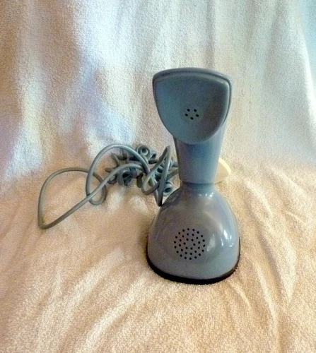 Seltenes Vintage Cobra Kobra Telefon LM Ericsson in Blau Schweden 50er
