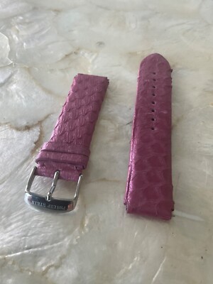 Philip Stein Pink Genuine Snake Watch Strap  2-SPM  - fits Model 2, 22, 42 + 200