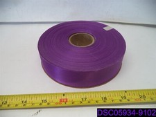 McGinley Satin 1-1/2" Wide Purple Satin Ribbon 5-5/8" OD, 1-3/4" Bore