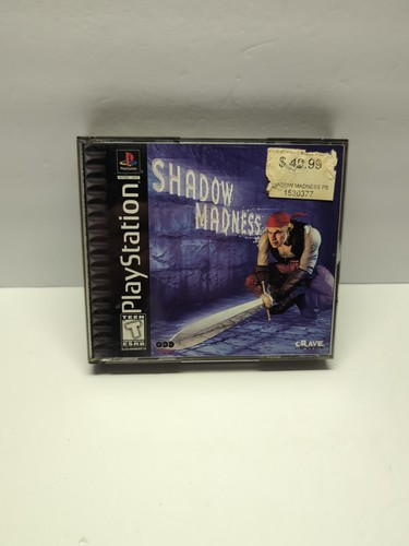 Shadow Madness PS1 PlayStation 1- COMPLETE / NO DEMO / REG CARD TESTED FAST SHIP