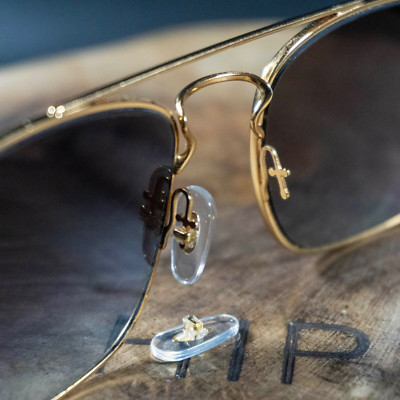 Push In Plug In Nasenpads kompatibel mit Ray-Ban Rahmen mit Kreuzhalterung - ...