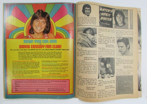 Tiger Beat's Official PARTRIDGE FAMILY Magazine DAVID CASSIDY Feb 1972 SUSAN DEY - Picture 14 of 17