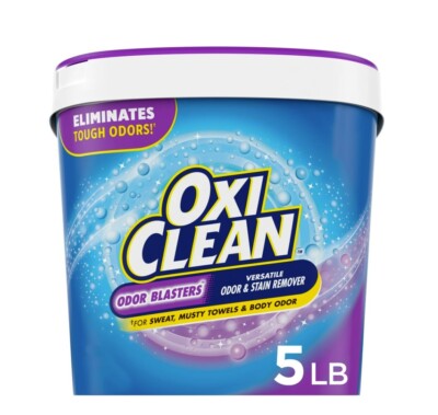 OxiClean Odor Blasters Versatile Odor and Laundry Stain Remover Powder, 5 lb