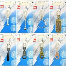 Prym Replacement Zip Puller / Zipper Pull - Choice of styles