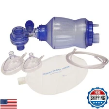 MCR Medical CPR Training Bag Valve Mask (BVM) Infant in Mesh Bag, BVM-3021-00