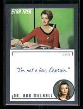 2020 Rittenhouse Star Trek TOS Archives Card #68 Dr Ann Mulhall 2 of 23