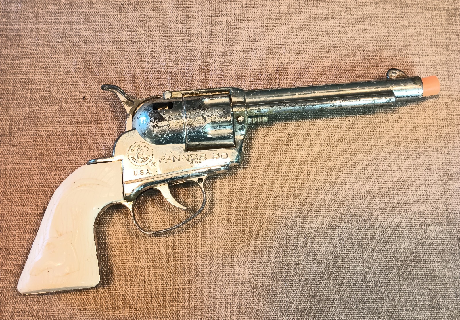 Vintage Mattel Fanner 50 Cap Gun eBay