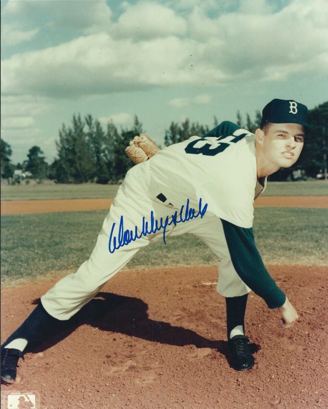 Don Drysdale Autographed Signed Brooklyn Dodgers 8x10 photo - COA 