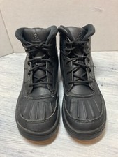 Kids Nike 3Y All Conditions Gear ACG Woodside II High Triple Leather Boots