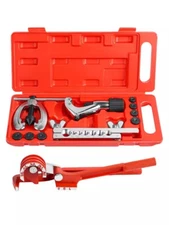 Double Pipe Flaring Tool Kit Set Tube Bender Pipe Repair Mechanic Brake Plumber