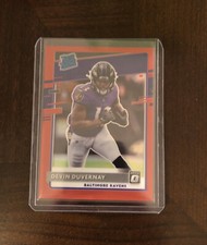 2020 Donruss Pink Optic Rated Rookie PRIZM Holo Devin Duvernay Ravens 67/99