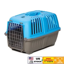 Portable Travel Pet Carrier Small Dogs Cats & Small Animals W/ Steel Door New 