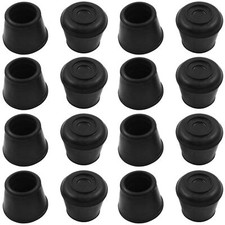 16 Pack 3/4 Inch Round Rubber Chair Leg Tips Floor Protectors Replacement
