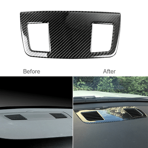 Carbon Fiber Interior Dashboard Speaker Panel Trim For BMW E90 3 Series 2005-12 - Picture 1 of 12