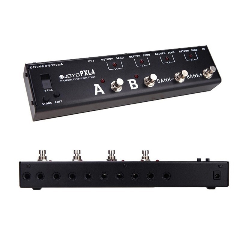 JOYO PXL4 Programable 4- Channel Looper Control Station FX Pedal