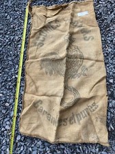 N. 6 ancien Sac toile de jute ancien scorie Thomas