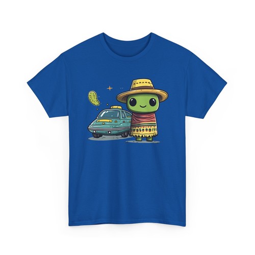 Mexican alien Shirt | UFO Lover T-Shirt | Alien Graphic Tee | Cool Sci-Fi Shirt - Picture 8 of 10