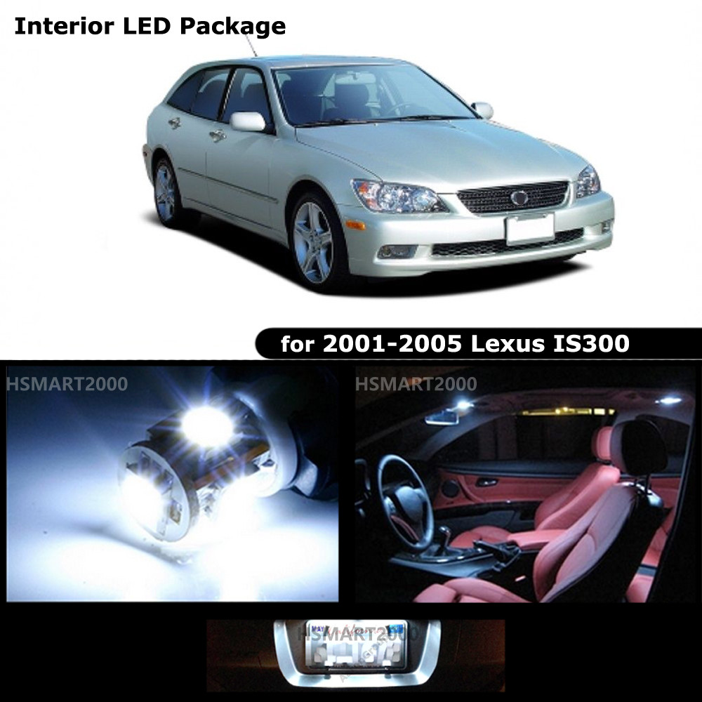 White LED Dash Cluster Instrument Panel Lighting Kit Fits 20012005