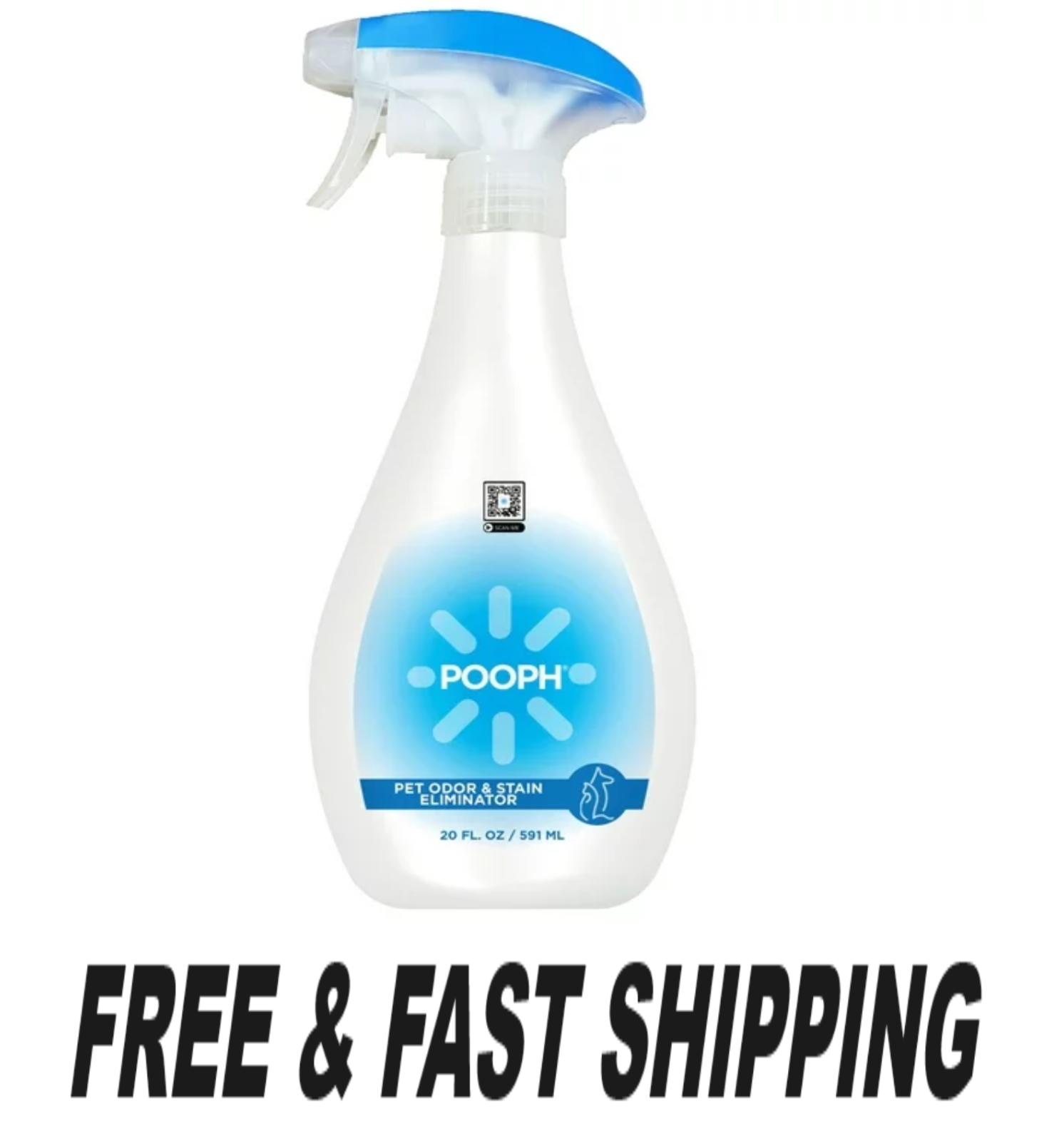POOPH Pet Odor & Stain Eliminator Spray 20oz eBay