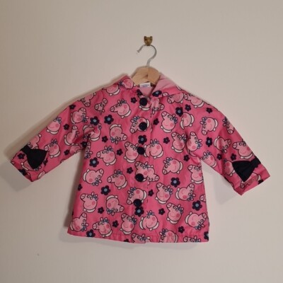 Debenhams Peppa Pig Rain Jacket 18 24 Months Coat Children's Kids Pink  Pig
