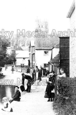 Ftt-21 Animated View with Pond, Carisbrooke, Isle Of Wight. Photo