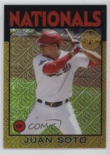 2021 Topps Silver Pack 1986 Chrome Baseball Gold 7/50 Juan Soto #86BC-96 1l8x