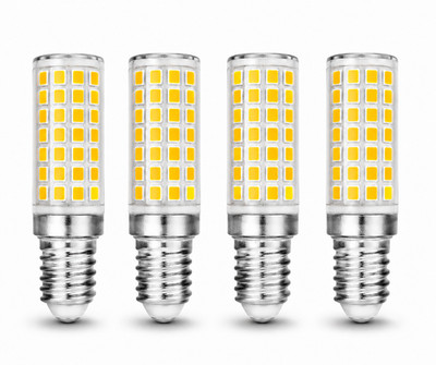 E14 LED Leuchtmittel kleine Schraube 4W warmweißes Licht für Küche Dunstabzugshaube Birnen 4 Stück