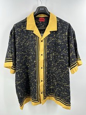 HUGO BOSS Egeeno Cotton Blend Short Sleeve Button Down Shirt Size XL A-3