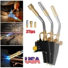 MAPP MAPP- PLUS Propane Gas Welding Torch Plumbing Soldering Brazing Kit Set