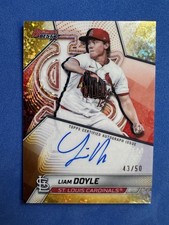 2025 Bowman's Best Liam Doyle Gold Mini-Diamond Auto /50 #B25-LDO