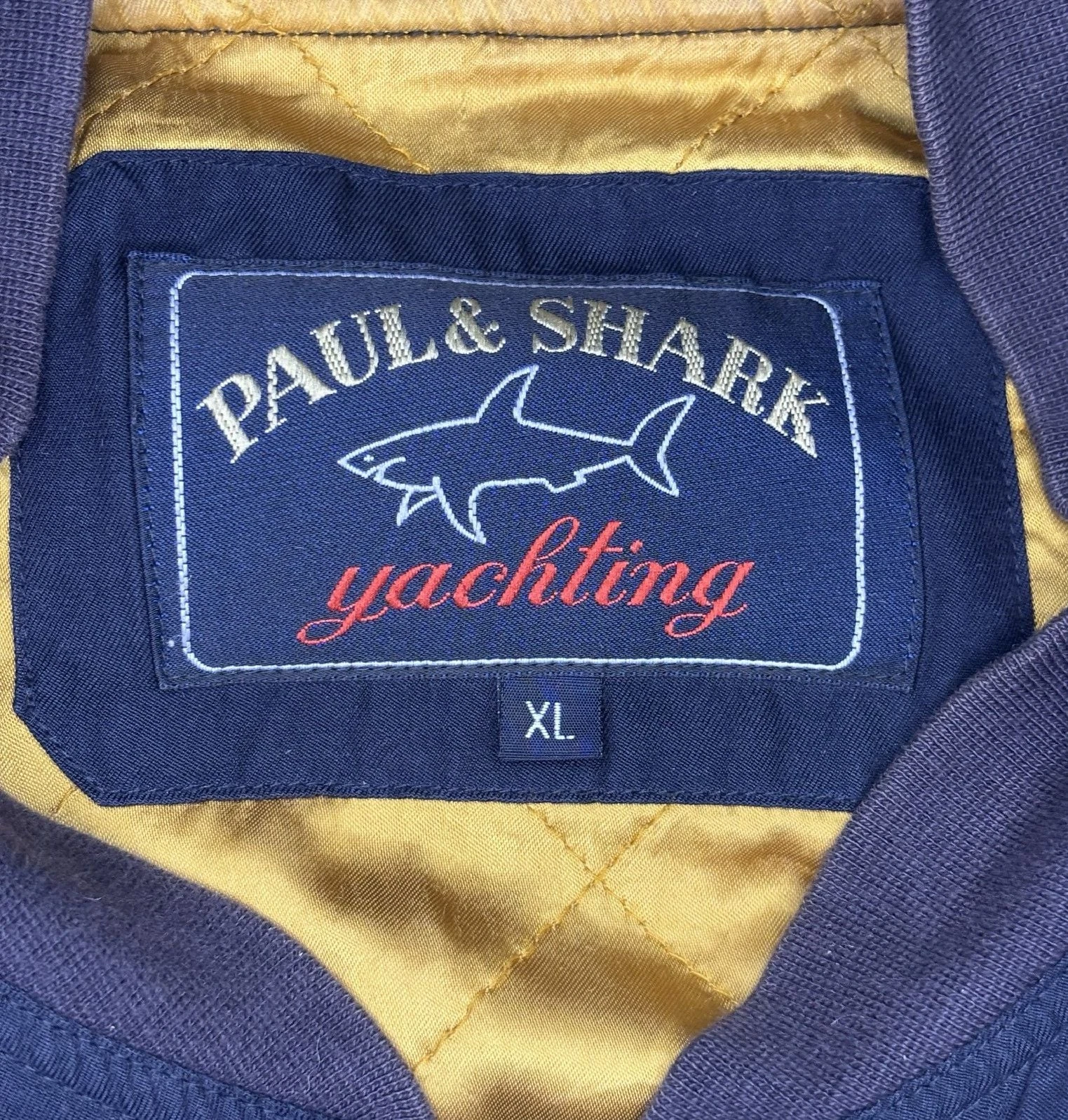 Paul & Shark Bomber Jacket Size XL Navy Blue image 6