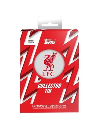 2025-26 Topps Liverpool FC Collector Tin Box | OVP | Sealed