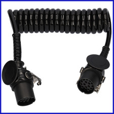 Elektrowendel 24V 15 polig 3,8m Spiralkabel L...