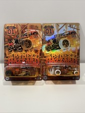 Nuclear Mindz Lee Allen  Hotwheels Bone Shaker Dukes of Hazzard Lot W/ Chase F16