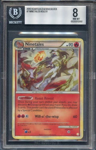 Ninetales graded BGS 8 for sale on eBay