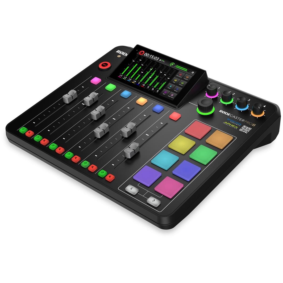 Встроенная студийная консоль для производства звука Rode RODECaster Pro II черный RCPII 97790₽