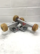Venture Trucks 5.25 Hi Polished With 52mm Spitfire Formula Four 101d Wheels Redz