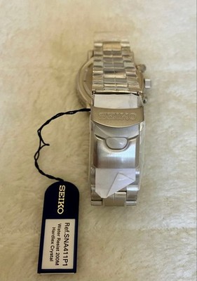 Seiko SNA411P1 Flightmaster Chronograph 200m Quartz Pilot Watch