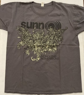 Official Sunn O))) Spectral Tour 2006 Grey Vintage Medium T-Shirt [Doom Metal]