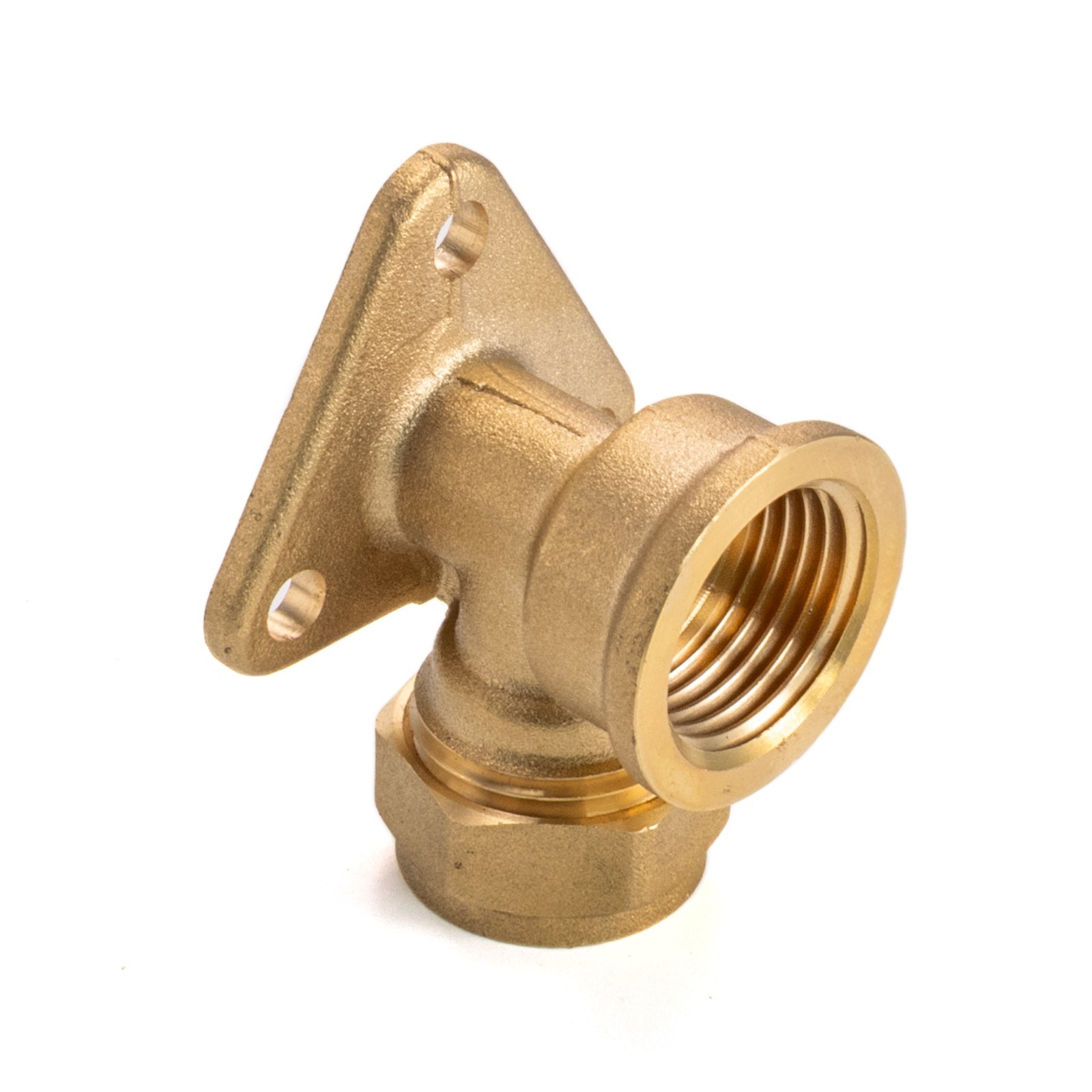 Brass Wall Flange for Copper 15mm Pipe - 1/2"" BSPF