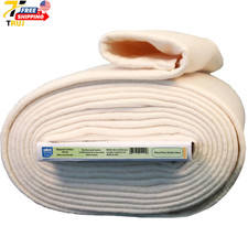 Natural Cotton Batting off-White 96" x 9 Yards by the Bolt