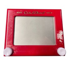 Retro Style Classic Red Magic Etch A Sketch Drawing Toy   Spin Master 2016- Gift