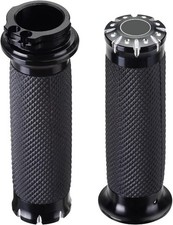 Hand Grips 1 Inch Motorcycle Handlebar Grips Cable Throttle Compatible for Sport