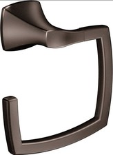 Moen YB5186ORB Voss Bathroom Hand Towel Ring in Oil-Rubbed Bronze Finish