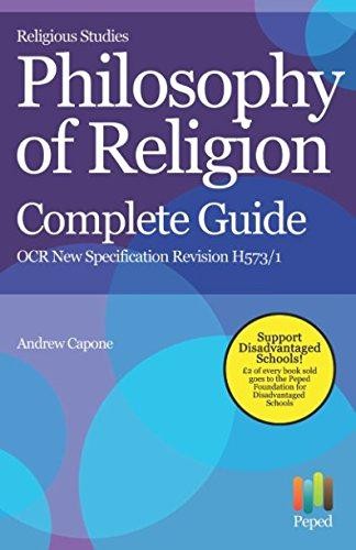 Religious Studies Philosophy of Religion Complete Guide OCR... - Capone, Andrew