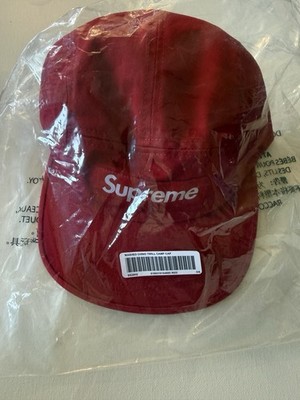 Supreme Washed Chino Twill Camp Cap Classic Red SS26 New | eBay